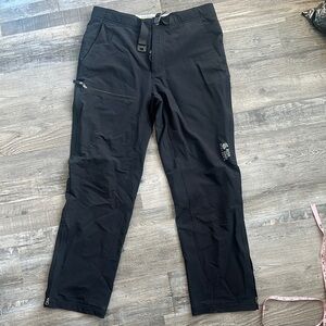 Mountain Hardware pants Men's Black Outdoor size Medium